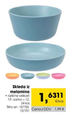 Skleda iz melamina