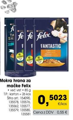 Mokra hrana za mačke Felix