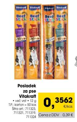 Posladek za pse Vitakraft
