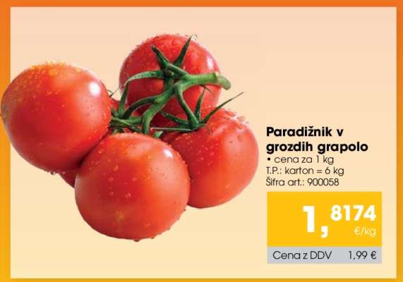 Paradižnik v grozdih Grapolo