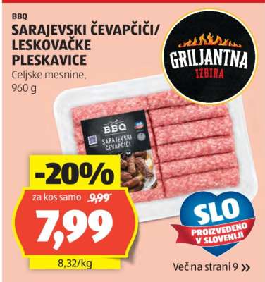 Sarajevski Čevapčiči / Leskovačke Pleskavice