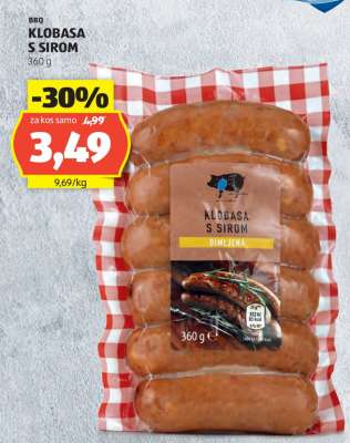 Klobasa s sirom