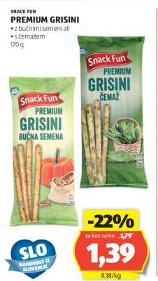 SNACK FUN PREMIUM GRISINI