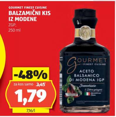 Gourmet Finest Cuisine Balzamični Kis iz Modene