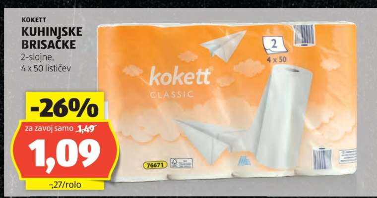 Kokett Kuhinjske Brisačke