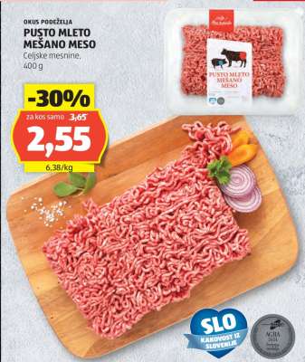 Pusto mleto mešano meso