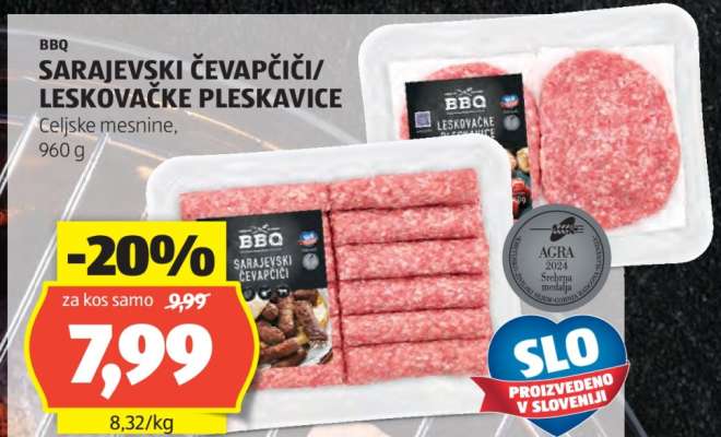 Sarajevski Čevapčiči / Leskovačke Pleskavice