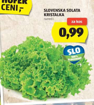 Slovenska solata kristalka