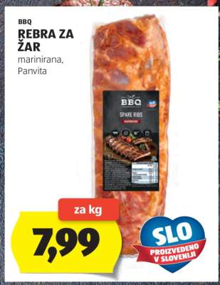 BBQ Rebra za žar