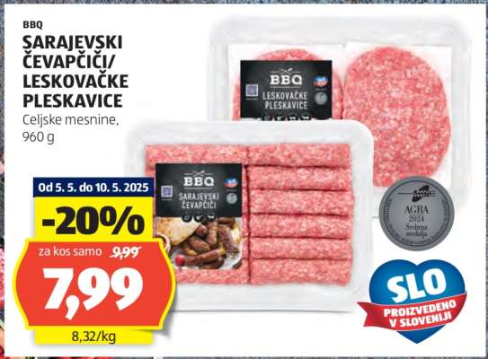 Sarajevski Čevapčiči / Leskovačke Pleskavice