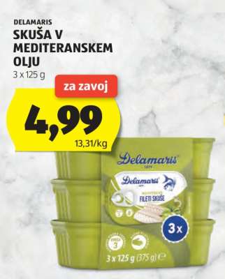 Delamaris Skuša v Mediteranskem Olju