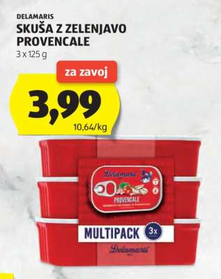 Delamaris Skuša z Zelenjavo Provencale