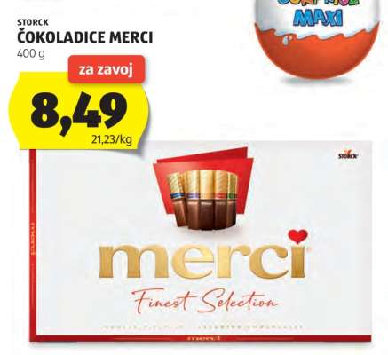 Čokoladice Merci