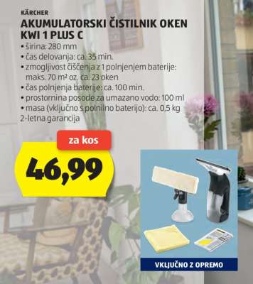 Kärcher Akumulatorski čistilnik oken KWI 1 Plus C