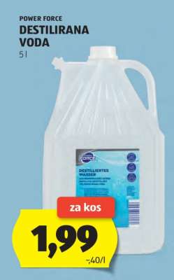POWER FORCE Destilirana Voda