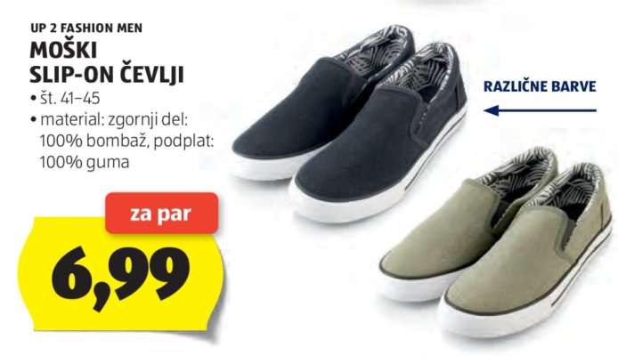 Moški Slip-On Čevlji