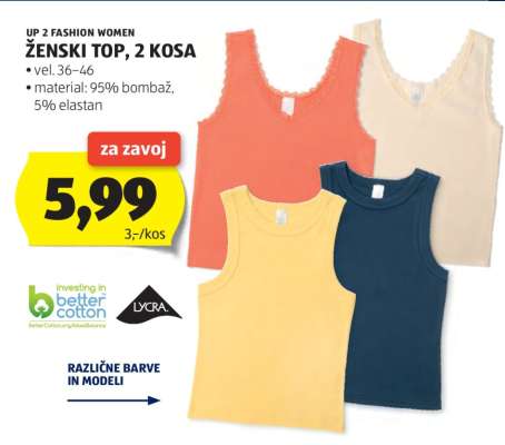 Ženski top, 2 kosa