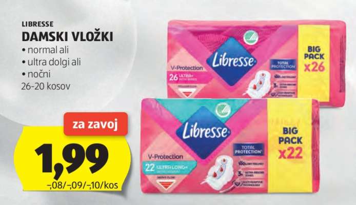 Libresse Damski Vložki