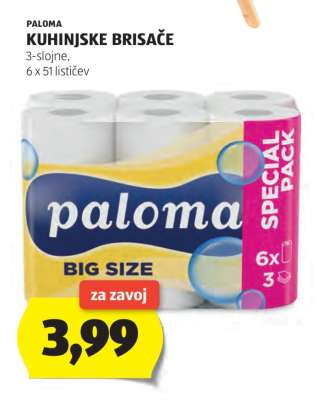 Paloma Kuhinjske Brisače