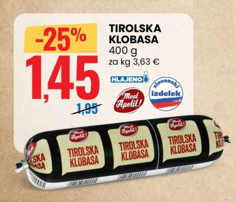 TIROLSKA KLOBASA