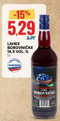 LAHKE BOROVNIČKE 14,5 VOL. %