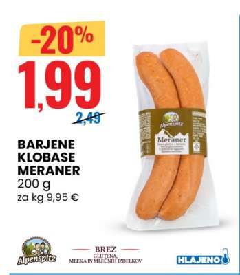 Barjene Klobase Meraner