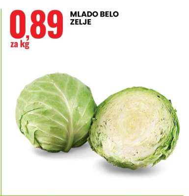 Mlado belo zelje