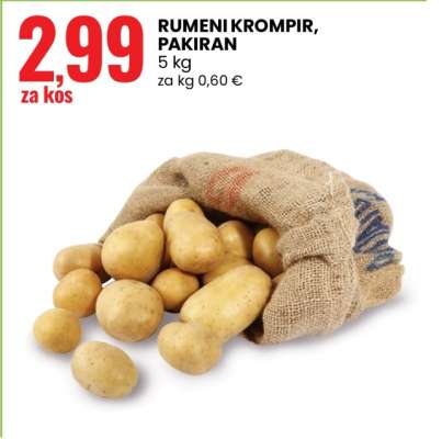RUMENI KROMPIR, PAKIRAN