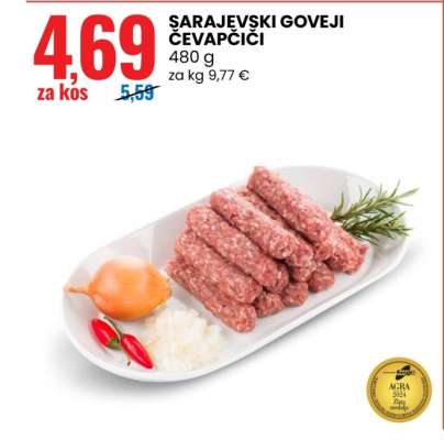 SARAJEVSKI GOVEJI ČEVAPČIČI