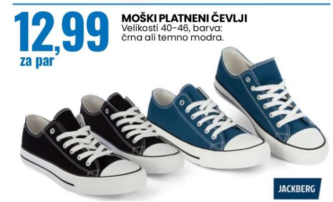 Moški platneni čevlji