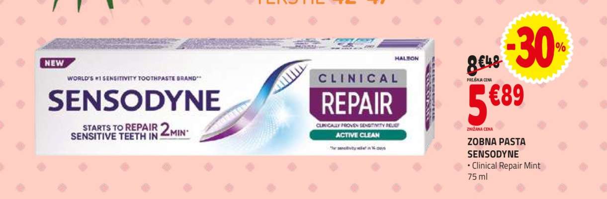 ZOBNA PASTA SENSODYNE