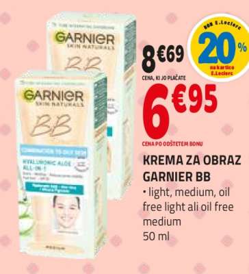 KREMA ZA OBRAZ GARNIER BB