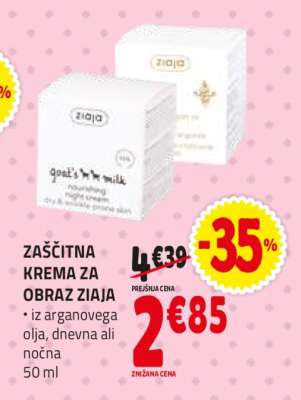 ZAŠČITNA KREMA ZA OBRAZ ZIAJA