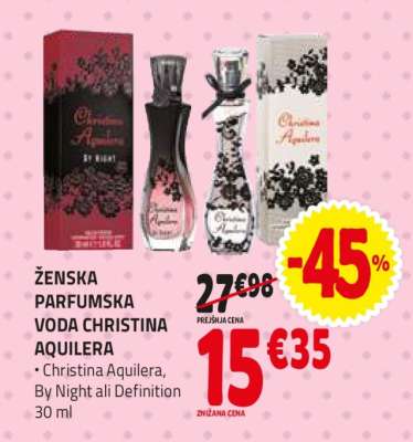 ŽENSKA PARFUMSKA VODA CHRISTINA AQUILERA