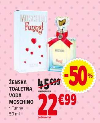 ŽENSKA TOALETNA VODA MOSCHINO