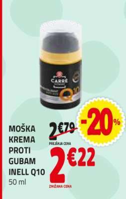 MOŠKA KREMA PROTI GUBAM INELL Q10