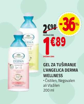 GEL ZA TUŠIRANJE L'ANGELICA DERMA WELLNESS