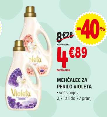 Mehčalec za perilo Violeta