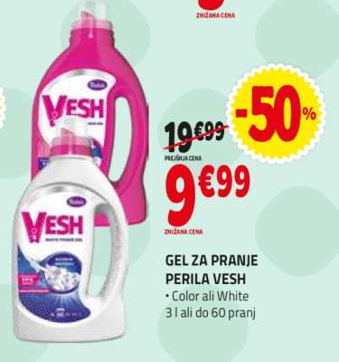 GEL ZA PRANJE PERILA VESH