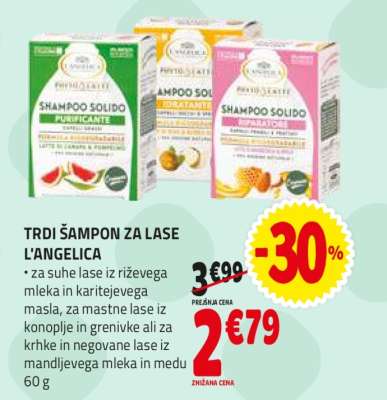 TRDI ŠAMPON ZA LASE L'ANGELICA