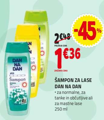 ŠAMPON ZA LASE DAN NA DAN