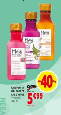 ŠAMPON ali BALZAM ZA LASE MAUI