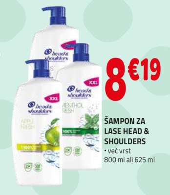 ŠAMPON ZA LASE HEAD & SHOULDERS
