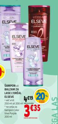 ŠAMPON ali BALZAM ZA LASE L'ORÉAL ELSEVE