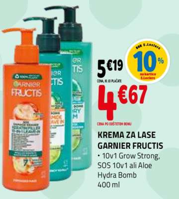 KREMA ZA LASE GARNIER FRUCTIS