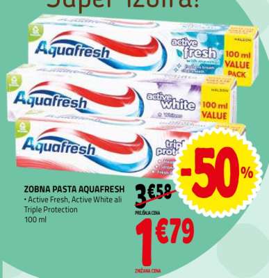 ZOBNA PASTA AQUAFRESH
