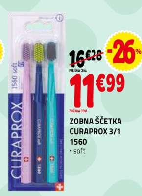 ZOBNA ŠČETKA CURAPROX 3/1 1560