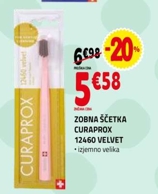 ZOBNA ŠČETKA CURAPROX 12460 VELVET