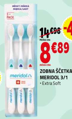 ZOBNA ŠČETKA MERIDOL 3/1