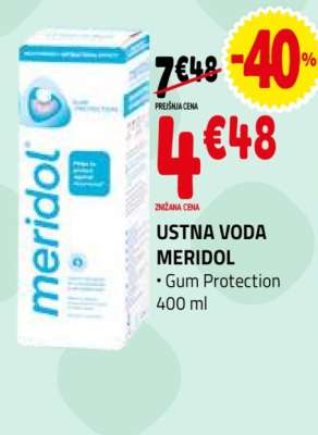 USTNA VODA MERIDOL
